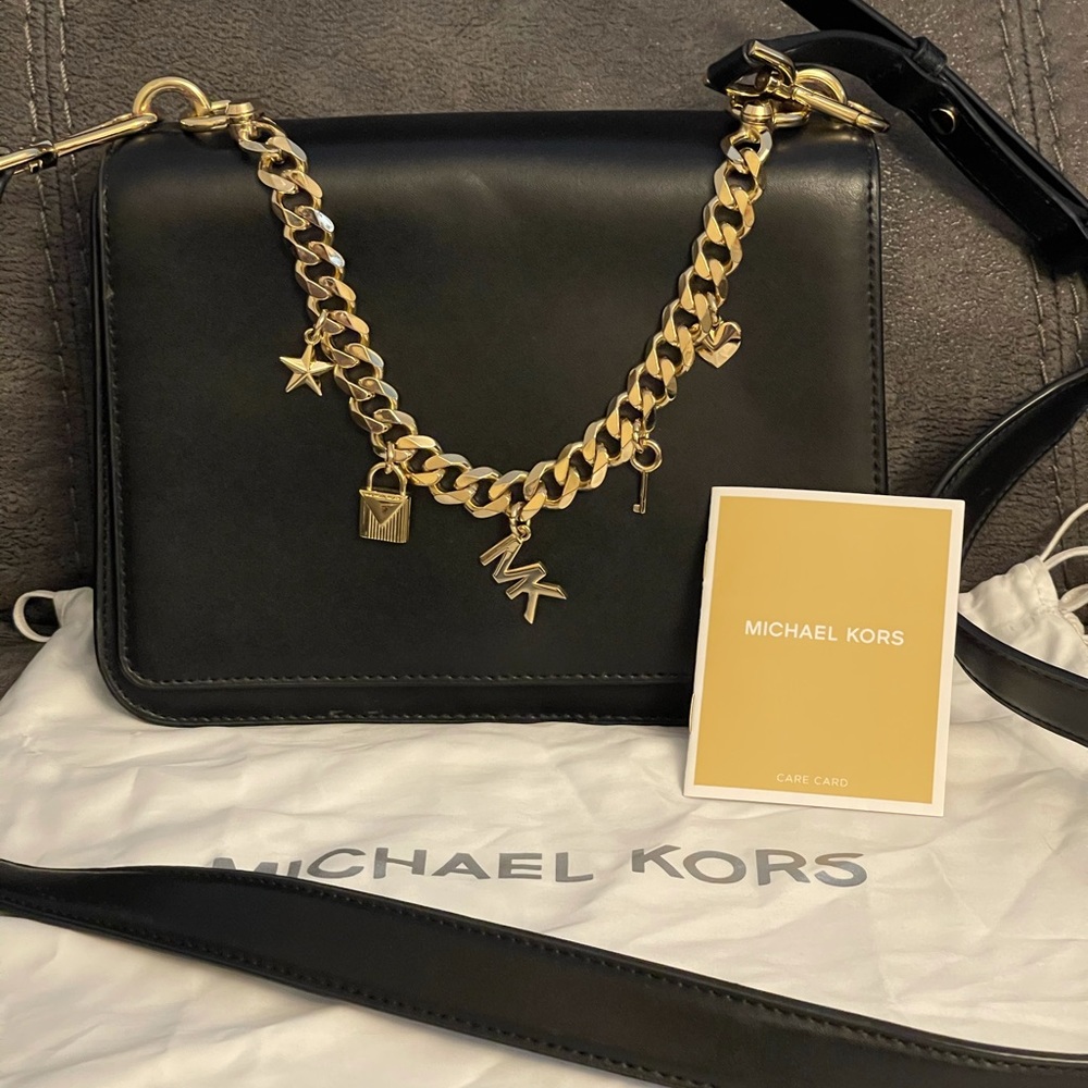 Michael Kors Mott Large Charm Shoulder Bag